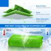 4 Pack Cooling Towel 40"x20" Ice Towel for Neck, Microfiber Cool Towel, Soft Breathable Chilly Towel for Yoga Sports Golf Gym Fitness Workout & More Activities Dark Blue/Dark Gray/Rose Red/Green view 4