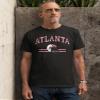 Atlanta City Football Shirts Show Your Team Spirit with Short Sleeve Fan Shirt for Men T-Shirt, XL, Black view 3