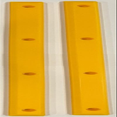 Century Skate Shop Skateboard Rails Old School Plastic with Mounting Screws (Yellow), Standard