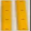 Century Skate Shop Skateboard Rails Old School Plastic with Mounting Screws (Yellow), Standard view 1