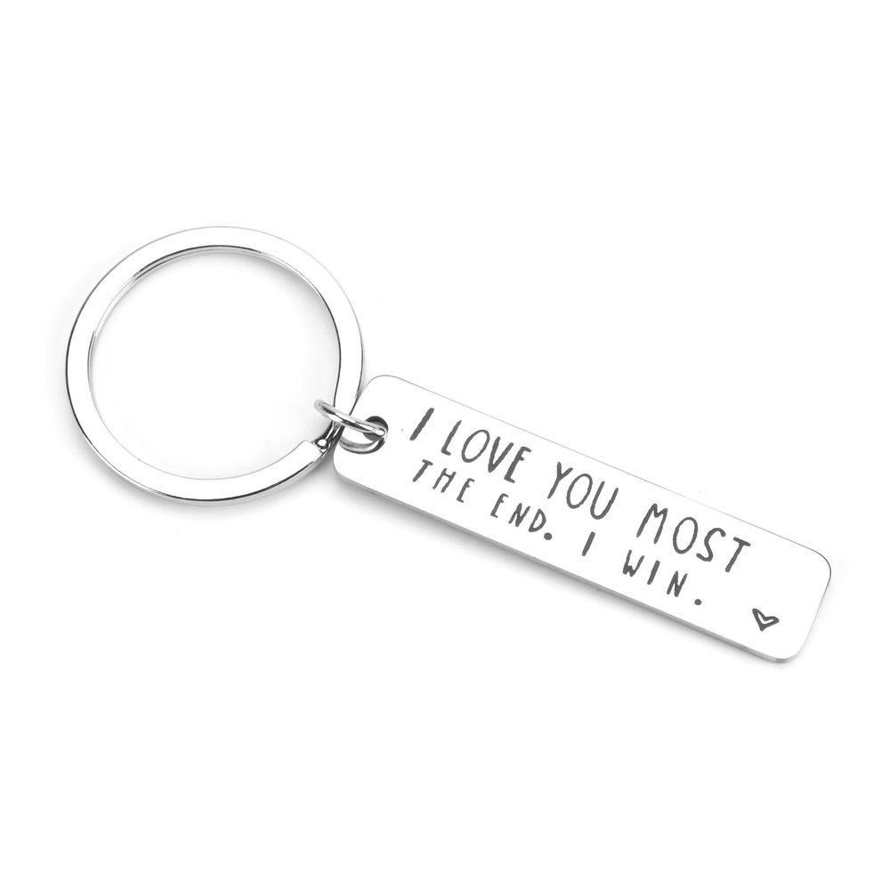 SHTALHST Love Keychain Soulmate Gifts for Couples Perfect Anniversary and Valentines Day Gift for Boyfriend Girlfriend Husband Wife