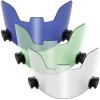 Chapou 3 Pack Football Visor for Youth Adult Football Helmets Visor Eye Protection for Helmet and Face Mask Sport Universal Cleaning Wipes(Transparent, Green, Blue) view 1