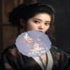 HangErFeng Women Dress Accessories Silk Embroidery Fan 295 Color1 view 2