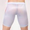 ACSUSS Men's Glossy Oily Quick Dry Compression Leggings Yoga Workout Tight Shorts Tight Pants Sky Blue One Size view 4
