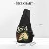 Krirteh Mexican Food Tacos Crossbody Sling Bag For Women Men Adjustable Lightweight Chest Bag Shoulder Bag Sling Backpack Casual Daypack For Sport Travel Hiking view 3