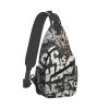 Krirteh Graffiti Art Crossbody Sling Bag For Women Men Cute Chest Bag Shoulder Bag Sling Backpack Casual Sport Daypack For Travel Hiking view 2