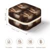 Dwrepo Shelties Jewelry Box for Women Personalized Jewelry Storage Box Portable Travel Jewelry Case for Ring Pendant Earring Necklace Bracelet view 2