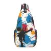 Krirteh Graffiti Art Crossbody Sling Bag For Women Men Adjustable Lightweight Chest Bag Shoulder Bag Sling Backpack Casual Daypack For Sport Travel Hiking view 1