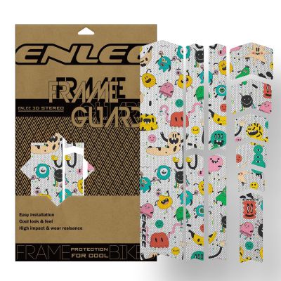 HXBER Bike Frame or 3D PVC Lightweight DIY Decoration Suitable for All Bikes Mountain Bike Stickers Road Bike Thick PVC Film