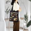 ENSIANTH Long live Halloween Tote Bag Spooky Season Gift Halloween Ghost Shoulder Bag Pumpkin Gift (long Pumpkin bag) view 2