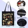 ENSIANTH Long live Halloween Tote Bag Spooky Season Gift Halloween Ghost Shoulder Bag Pumpkin Gift (long Pumpkin bag) view 3