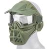 Goldenball Tactical Full Face Airsoft Mask w/Eye Safety & Visor (Olive DRAB) view 1