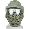 Goldenball Tactical Full Face Airsoft Mask w/Eye Safety & Visor (Olive DRAB) view 2