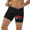 NJHGHHRT America - Fuck Yeah Men's Underwear Boxer Briefs Black view 3