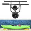 ACNAO Boat Dolly Cart Transport Carrier,220lbs Load Capacity Small Sailboat Trailer,Adjustable Width Small Boat Trolley with Pull Ring and Security Straps,for Small Boats Up to 16.54 Inches Wide view 2