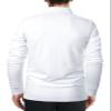 LUJENGEFA Mens Polo Shirts Long Sleeve Casual Color Block Golf Polo T Shirt Stylish Contrast Collar Cotton Tops for Men Long Sleeve White+Grey+Navy Blue XX-Large view 4