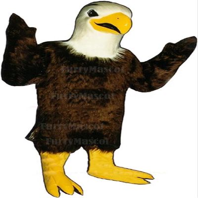 Deluxe Bald Eagle Suit Animal Mascot Costume Party Carnival Mascotte Costumes With Fan Inside the Head