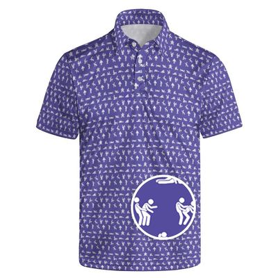 GDEVIG Mens Funny Polo Shirts, Funny Education Golf Shirts Short Sleeve, Moisture Wicking Quick-Dry Business Casual Shirt for Men