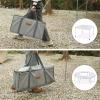 NineFit Basics Ultra Light Aluminum Folding Picnic Table - Outdoor Camping Essential Black view 4