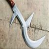 Hunga Munga 16" Hand Made African Throwing Knife - Razor Sharp Machete - Hunting Tools Sword - Ready to Use Carbon Steel Blade for Men view 2