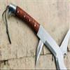 Hunga Munga 16" Hand Made African Throwing Knife - Razor Sharp Machete - Hunting Tools Sword - Ready to Use Carbon Steel Blade for Men view 3