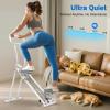 HXD-ERGO Stair Stepper for Home Gym,Folding Vertical Climber Cardio Exercise Machine,Stair Climber for Full Body Workout with Adjustable Handlebar for Women & Men(White) view 3