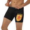 NJHGHHRT Lion Rampant Scotland Scottish Men's Underwear Boxer Briefs Black view 3