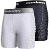 COOLOMG Women Sliding Shorts Softball Padded Compression Slider Shorts for Baseball Football Lacrosse Cricket Black White XL view 1