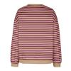 asntrgd 2024 Womens Oversized Sweatshirts 2024 Fall Striped Color Block Pullover Tops Casual Hoodies Long Sleeve Y2k Outfits view 4