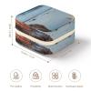 Dwrepo Starfish Lighthouse Beach Jewelry Box for Women Personalized Jewelry Storage Box Portable Travel Jewelry Case for Ring Pendant Earring Necklace Bracelet view 2
