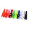 Smsyhgh 50Pack Archery Arrow Nocks ID 4.2mm Insert Plastic Arrow Nocks Replacement Arrow Tails for DIY Hunting Shooting Arrows (Transparent) view 1