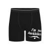 NJHGHHRT I'm Your Huckleberry Men's Underwear Boxer Briefs Black view 1
