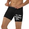 NJHGHHRT I'm Your Huckleberry Men's Underwear Boxer Briefs Black view 3