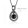 AIWENXI Infinity Cremation Jewelry Urns Necklace for Ashes Stainless Steel Memorial Keepsake Urns Pendant Necklaces Crystal Pearl Ash Pendant for Men Women view 2