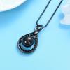 AIWENXI Infinity Cremation Jewelry Urns Necklace for Ashes Stainless Steel Memorial Keepsake Urns Pendant Necklaces Crystal Pearl Ash Pendant for Men Women view 4