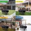 TwirlTide Waterproof Foosball Table Cover Folding Soccer Table Cover Dustproof Cover Moisture Resistant Rectangular Furniture ion Case Durable Oxford Billiard Soccer Table Cover Game Table Cove view 4