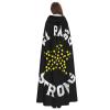 HYYTNHJSD El Paso Strong Hooded Cape Unisex Halloween Christmas Cape Costume Party Cape Black view 4