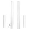 Aoneky 2.75 Inch Professional Permanent Volleyball Net Posts Pair with 3.15 Inch Ground Sleeves Heavy Duty Steel Poles for Outdoor Court Installation Net Not Included view 1
