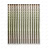 14-inch Galvanized Super Long Steel Nails for Wooden Piles Grass Floor Landscape Metal Yellow Nails Rust-Proof Extension Reinforcement Tent Camping Garden Anchor (20PCS) view 1