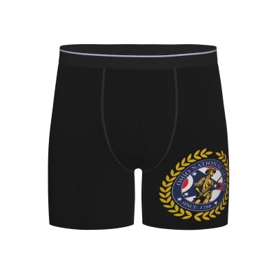 WOLEN Ohio National Guard Men's Underwear Men's Briefs Black