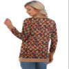 GRECERELLE Women Cardigan Long Sleeve Open Front Button Down V Neck Ribbed Knit Lightweight Sweater Outerwear with Pocket 2XL, Red Pane Lips view 3