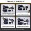 Lykus HC-9010 Long Waterproof Hard Case with Customizable Foam Insert and Wheels, Interior Size 34.17x13.19x5.12 in, Suitable for long items view 4