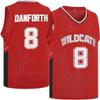 Basketball Jersey for Mens Wildcats High School Shirt 14 Troy Bolton Jersey 8 Chad Danforth Stitched Jersey Red/White S-3XL (US, Alpha, Large, Regular, Regular, 8 Red) view 1