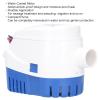 Bilge Submersible Pump, Automatic Boat Water Pump Auto with Float Switch, Bilge Electric ABS Accessory for Drainage Marine Power (DC24V 750GPH) view 2
