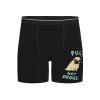 NJHGHHRT Pugs Not Drugs Men's Underwear Boxer Briefs Black view 1