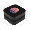 Lipstick Lesbian Flag Jewelry Box PU Leather Display Storage Box Portable Travel Jewelry Organizer Case for Necklaces Rings view 2