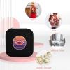 Lipstick Lesbian Flag Jewelry Box PU Leather Display Storage Box Portable Travel Jewelry Organizer Case for Necklaces Rings view 3