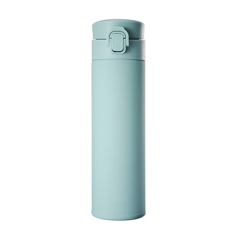 230/350ml Leakproof Girls Water Bottle Double Wall Hot Insulation Outdoor Sports Vacuum Flask Thermo Cup (Capacity : 230ml Color : Green)