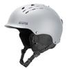 OutdoorMaster Ski Helmet - Takin SnowboardHelmet with Visor, Adjustable Dial Fit, 10 Vents - Durable ABS Shell & Shock-Absorbing EPS Core - Snow Sport Helmet for Men, Women & Youth - Gray, L view 1