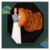 MWYDMA Silk Belly Dance Fan Veil Hand Dye Women Belly Dance Fan Veil Silk Long Belly Dance Fan Veils 1 Pair(Brown,180cm(Hot Size)) view 2